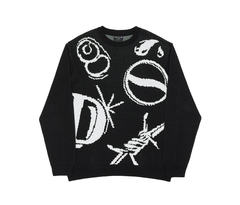 FUSION SWEATER IN BLACK