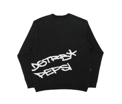 FUSION SWEATER IN BLACK - comprar online