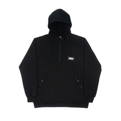 HALFZIP HOODIE BLACK