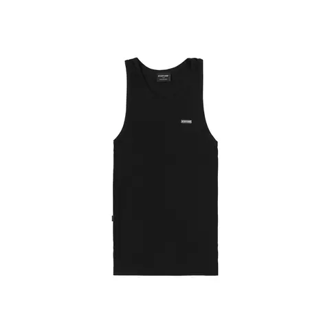 GLASS TANK TOP IN BLACK