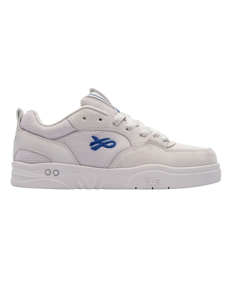 TENIS COURO 01 FLUENTE CINZA AZUL