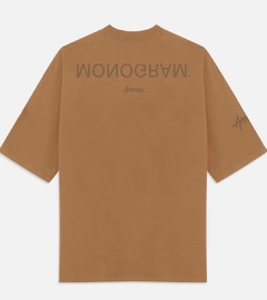 OVERSIZED APPROVE MONOGRAM BEGE - comprar online