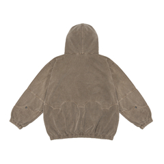 JAQUETA DE SARJA VICUNHA A/C BARRA MARROM - comprar online
