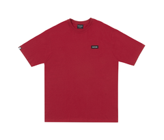 LABEL TEE IN RED