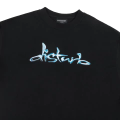 LIQUID CHROME TEE IN BLACK - comprar online