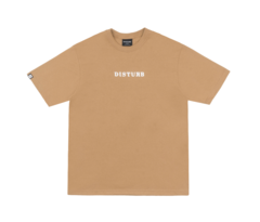LOGO TEE IN BEGE
