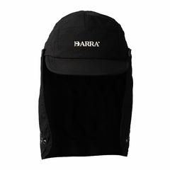 BONÉ FIVE PANEL "BARRA LOGO" PRETO