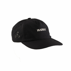 BONÉ SIX PANEL "BARRA LOGO" PRETO