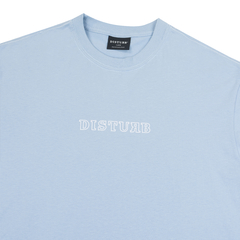 OUTLINE LOGO TEE IN BLUE GREWISH - comprar online