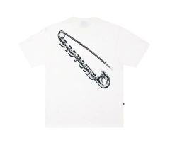 PIN TEE IN WHITE
