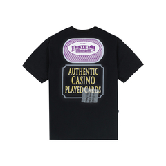 PLAYED CARTS TEE IN BLACK