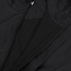 RAIN JACKET OUTLINE LOGO BLACK - EUPHORIA STORE