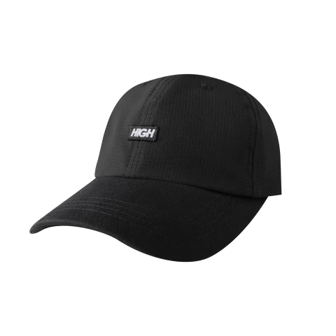 RIPSTOP 6 PANEL PATCH BLACK