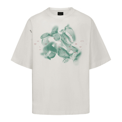 CAMISETA REGULAR “SCARAB” OFF WHITE