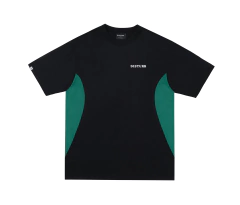 SIDE CUTOUT TEE IN BLACK