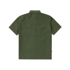 SLASH BUTTON-UP IN GREEN - comprar online