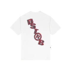 SNAKESKIN TEE IN OFF WHITE
