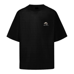 CAMISA TEXTURIZADA REGULAR “PATCH”CAMISA PRETO