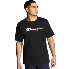 CAMISETA CHAMPION LOGO USA BLACK