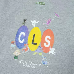 T-SHIRT "CLASSIC CARTOONS" GRAY MELANGE - EUPHORIA STORE