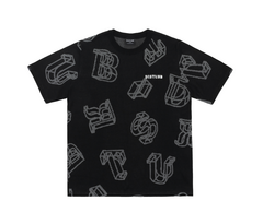 WIREFRAME JACQUARD IN BLACK