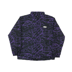 ZIPPED JACKET GLASS BLACK