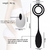 Vibrador anal e vaginal com anel/ 12 vibração/ controle remoto/ recarregável/ COD. A33 - loja online