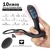 Imagem do Anel com massageador prostático/ 10 vibração/ Recarregável/ controle remoto/ Prova d'água/ silicone/ silencioso