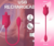 Rosa Vibrante Recarregável Com Língua/ 10 modos de Vibração (COD. A185) - comprar online