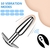 Plug Vibratório/ 10 vibrações/ Recarregável/ Controle remoto (COD. X49) - comprar online