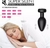 Plug vibratório com controle/ 10 vibração/ Recarregável/ Prova d'água/ silencioso/ silicone / COD. X20 -  Sex Shop Goiânia GREGO - ENTREGA DISCRETA 