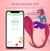 Imagem do Vibrador por Aplicativo Smart/ 9 vibrações/ Recarregável/ Controle Remoto / COD. H13