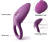 Anel vibratória de Clitóris e testículo/ 10 vibração/ Recarregável/ silencioso/ silicone (COD. A54) -  Sex Shop Goiânia GREGO - ENTREGA DISCRETA 