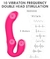 Vibrador feminino duplo 3 motores de vibração/ 10 vibração/ Recarregável/ Controle -  Sex Shop Goiânia GREGO - ENTREGA DISCRETA 