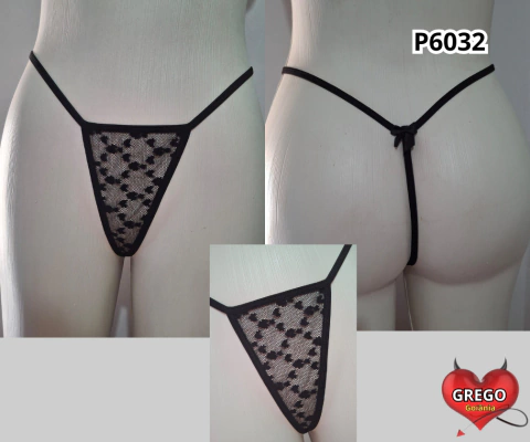 CALCINHA SEXY COR PRETO 6032