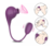 Vibrador e Sugador/ 7 Sucção/ 7 Vibração/ Recarregável/ silencioso/ silicone/ (COD. A61)