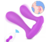 Vibrador Duplo / 9 vibração/ Recarregável/ Controle remoto/ silicone/ Prova d'água
