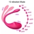 Vibrador LOLA CASAL por Aplicativo/ 10 vibração/ Recarregável/ Prova d'água/ silicone /