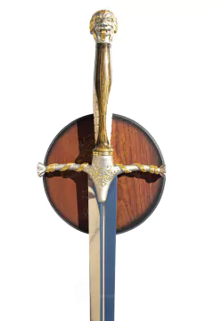 Espada Jaime Lannister Game of Thrones + Suporte MDF