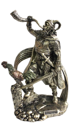 Estátua Heimdall Deus Nórdico em Resina - comprar online