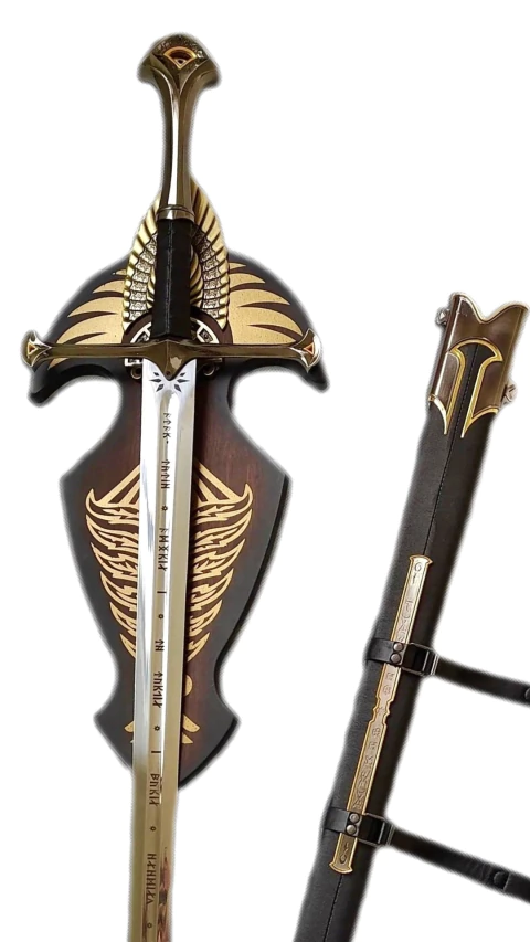 Espada Anduril Aragorn Edição Premium Limitada com Bainha e Expositor - comprar online