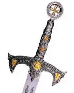 Espada Cavaleiro da Ordem Templária com Expositor de Parede - loja online