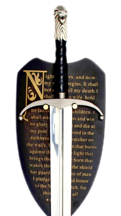 Espada Jon Snow Garra Longa Série com Expositor de Parede - comprar online