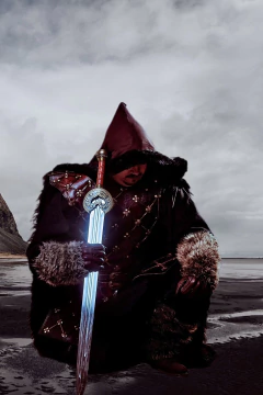 Espada Rei Théoden Herugrim com Expositor de Parede - comprar online