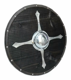 Imagem do Escudo Nórdico Viking Artesanal