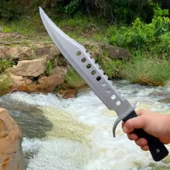 Faca Militar Tipo Rambo Afiado com Bainha - loja online