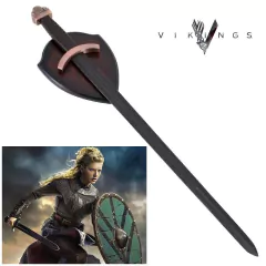 Espada Nórdica Lagertha Vikings com Expositor de Parede em - comprar online