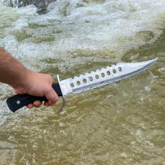 Faca Militar Rambo Afiado com Bainha - comprar online