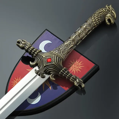 Espada Brienne of Tarth com Expositor de Parede - OLordNerd