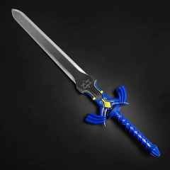 Espada Link Zelda Master com Expositor de Parede na internet
